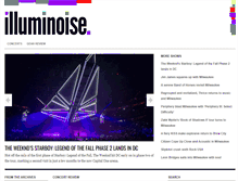 Tablet Screenshot of illuminoise.com